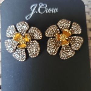 J.Crew Mini Icicle Pave Earrings